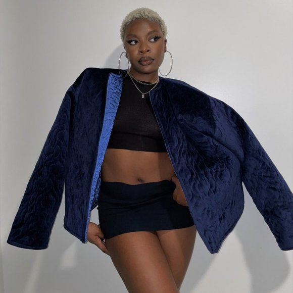 Handmade Reversible Oversized Jacket - Picture 6 of 7